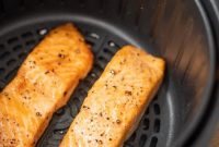Air Fryer Salmon with Lemon and Garlic