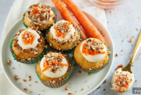 Carrot Cake Cupcakes Recipe with Cream Cheese Frosting