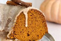 Moist Pumpkin Bundt Cake Recipe with Cinnamon Glaze