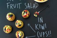 Tropical Fruit Salad in Kiwi Cups Recipe