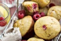 Zesty Raspberry Lemon Cornmeal Muffins Recipe