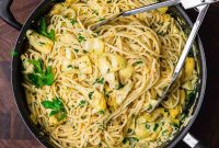 Artichoke Pasta with Crispy Breadcrumbs