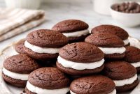 Classic Chocolate Whoopie Pies Recipe with Fudgy Filling