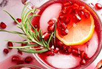 Sparkling Pomegranate Cranberry Punch Recipe