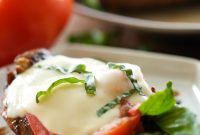 Grilled Caprese Chicken with Fresh Mozzarella and Basil