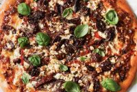 Mediterranean Pizza with Feta, Olives and Sun-Dried Tomatoes
