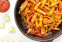 Grilled Halloumi Fajitas with Peppers and Lime