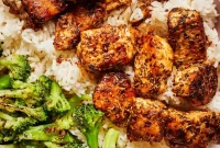 20-Minute Skillet Lemon Herb Chicken Bites