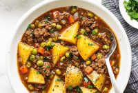 Weeknight One-Pot Ground Beef Stew Recipe