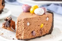 No-Bake Mini Egg Chocolate Cheesecake Recipe