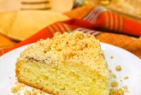 Pumpkin Spice Coffee Cake with Cinnamon Streusel