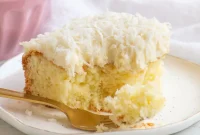 Moist Coconut Sour Cream Cake Recipe