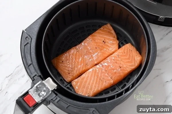 salmon in air fryer