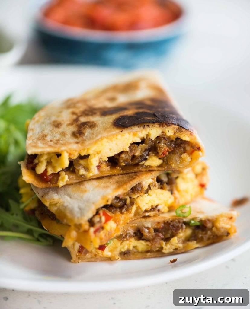 How to Make Shirred Eggs: Baked Egg Recipe 6 Loaded breakfast quesadillas.