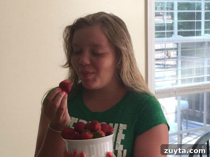 Vanilla French Toast with Homemade Strawberry Syrup 9 Grace loves eating California Strawberries