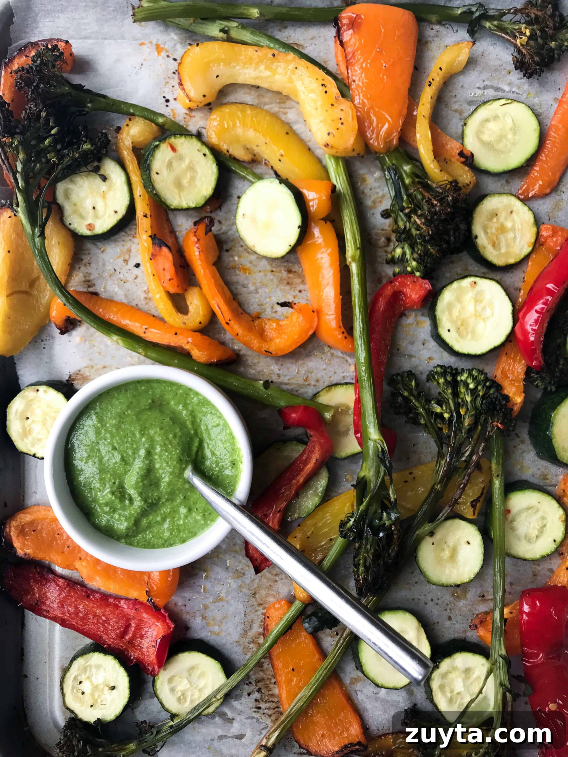 Roasted Rainbow Vegetables with Basil Pesto 3 img 104 4 scaled