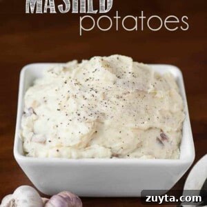 Roasted Garlic Mashed Potatoes | Self Proclaimed Foodie