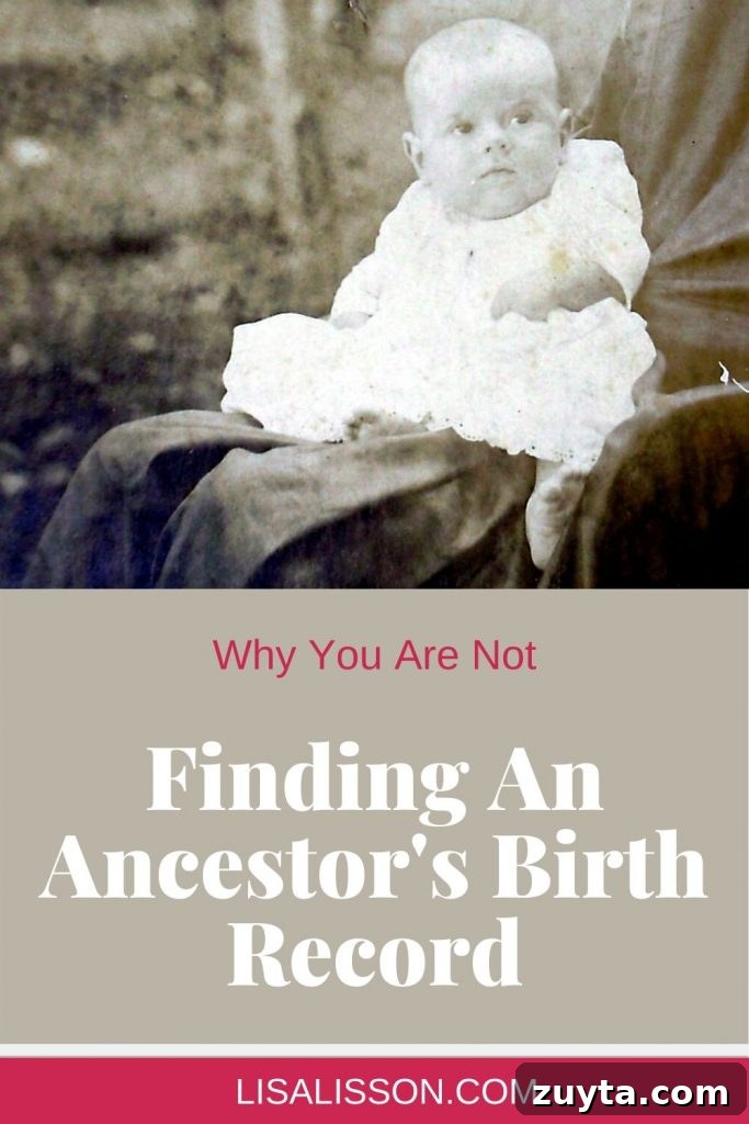 5 Reasons You Can't Find Your Ancestor's Birth Record 2 1920's baby for why you are not finding your ancestor's birth record