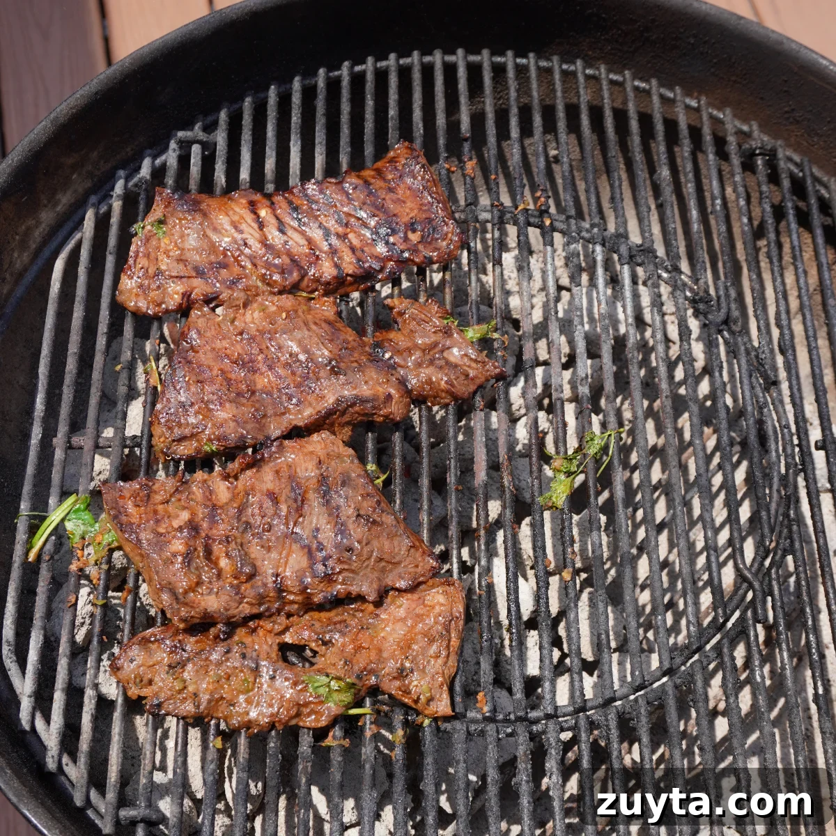 How to Make Marinated Steak Tacos 4 Grilled skirt steak tacos