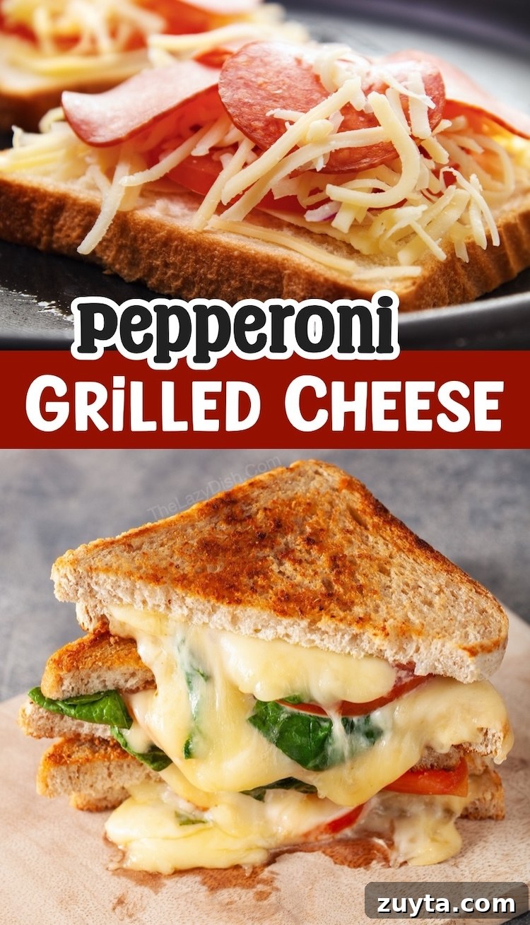 13 Pepperoni Dinner Recipes to Make Tonight 12 Looking for fun and easy dinner ideas to make with pepperoni? Try making a pizza grilled cheese! Stuff these easy sandwiches full of lots of gooey cheese and pepperoni to make amazing comfort food you can dip in pizza sauce.
