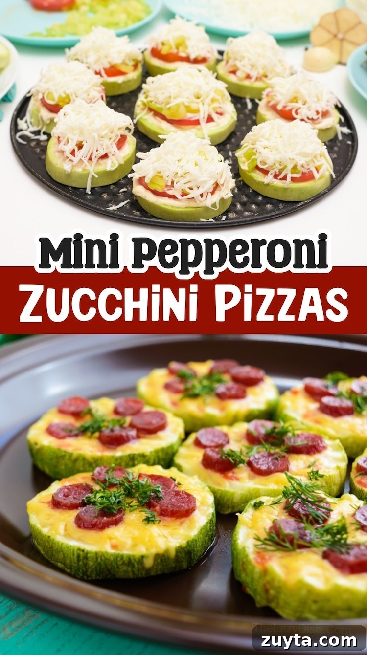 13 Pepperoni Dinner Recipes to Make Tonight 13 A fun pepperoni pizza dinner idea that's also healthy! Make little pizza crusts out of zucchini for a low carb and delicious meal.