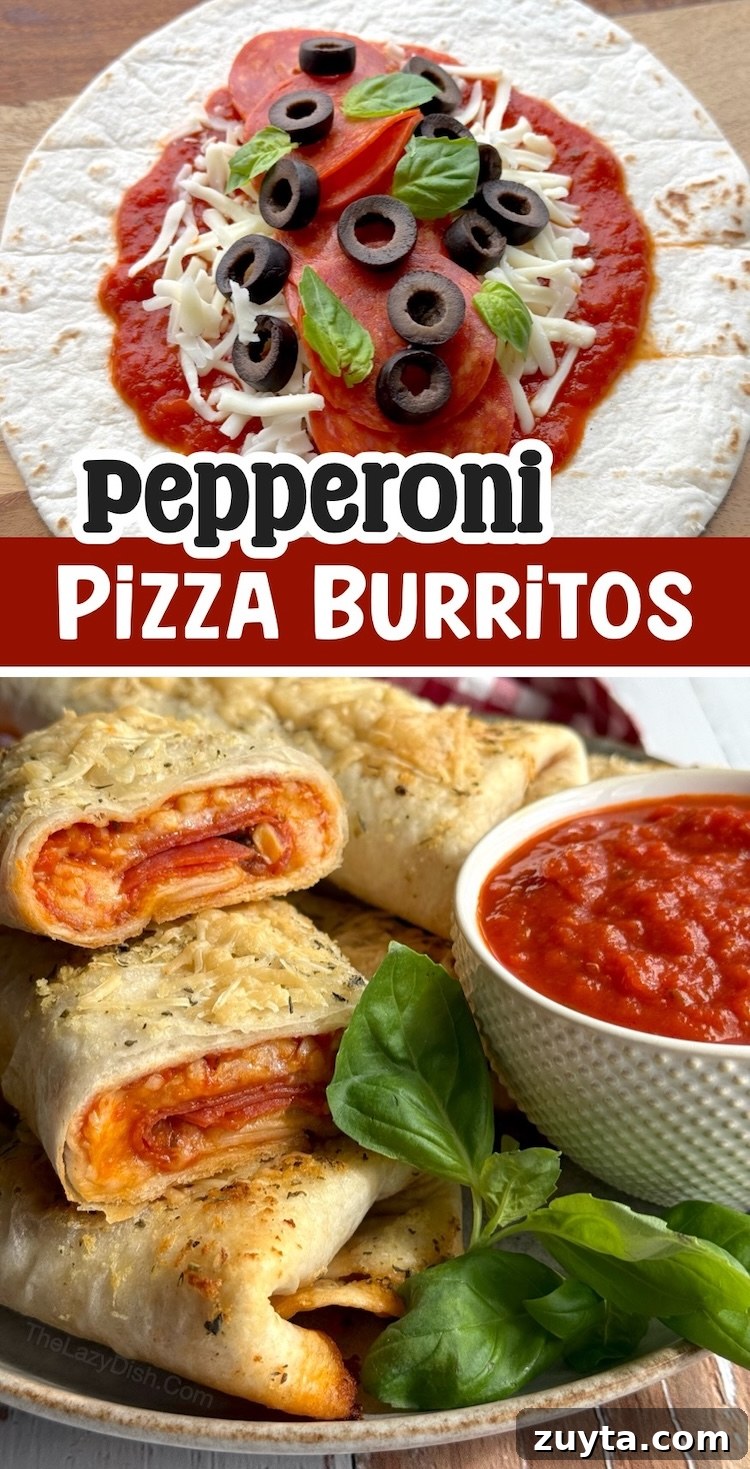 13 Pepperoni Dinner Recipes to Make Tonight 3 This easy pepperoni dinner idea is fun to make, kid friendly, versatile, and cheap to make with simple ingredients. Wrap all your favorite pizza ingredients into a flour tortillas, brush with garlic butter, and bake.
