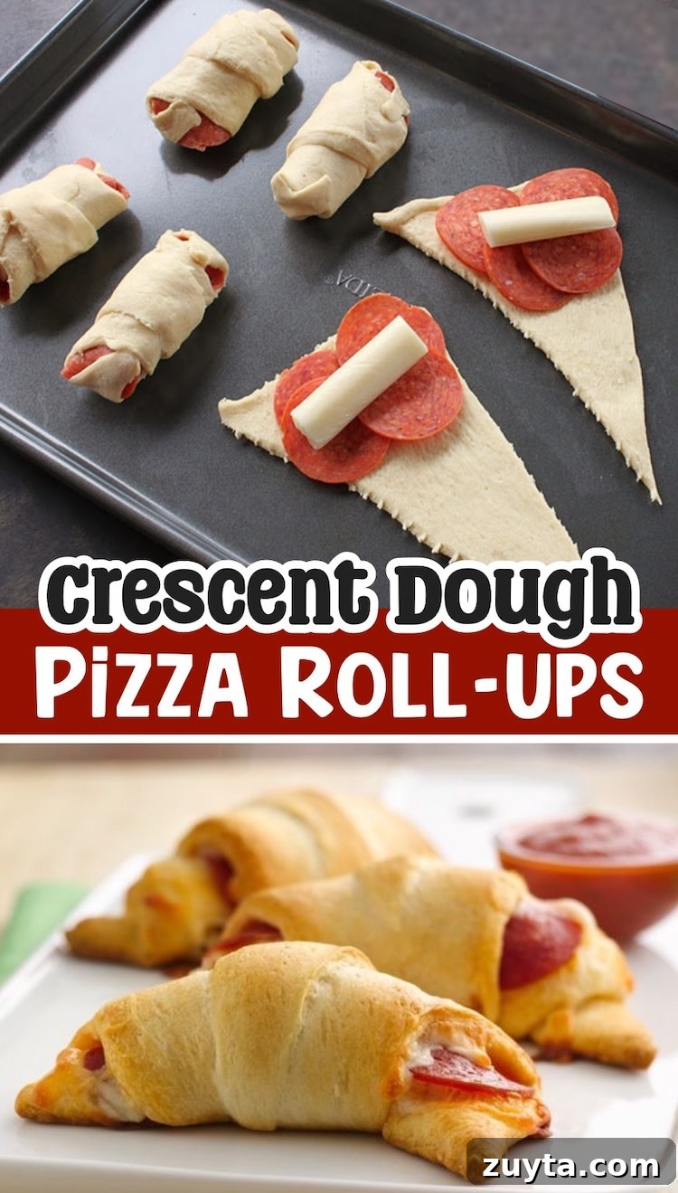13 Pepperoni Dinner Recipes to Make Tonight 10 If you're looking for fun and easy dinner recipes to make for a family with picky kids, try these pepperoni roll ups! They are fast to make thanks to pillsbury crescent dough. Simply roll and bake to make a delicious meal any night of the week.
