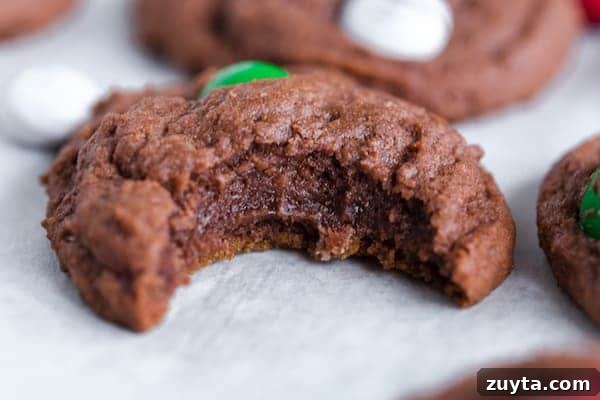 Mint Chocolate M&M Cookies 3 Mint Chocolate M&M Cookies