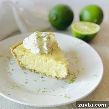What to Use Instead of Sweetened Condensed Milk 4 easy gluten free key lime pie on a plate next to limes