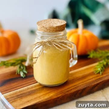 What to Use Instead of Sweetened Condensed Milk 6 starbucks pumpkin sauce recipe in a mason jar with twine and a cork.