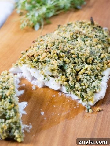pistachio crusted fish