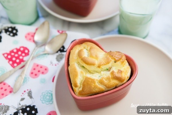 Baked Bacon and Chive Soufflé Baked Bacon and Chive Soufflé