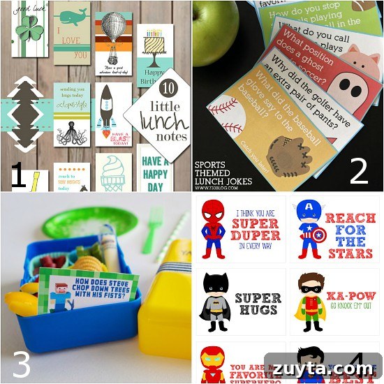 Printable Lunchbox Notes to Brighten Kids' Day 3 Free Printable Lunch Box Notes for Kids - Add a special, personal touch to your child's lunch to remind them you're thinking of them with these free Printable Lunchbox Notes for Kids.