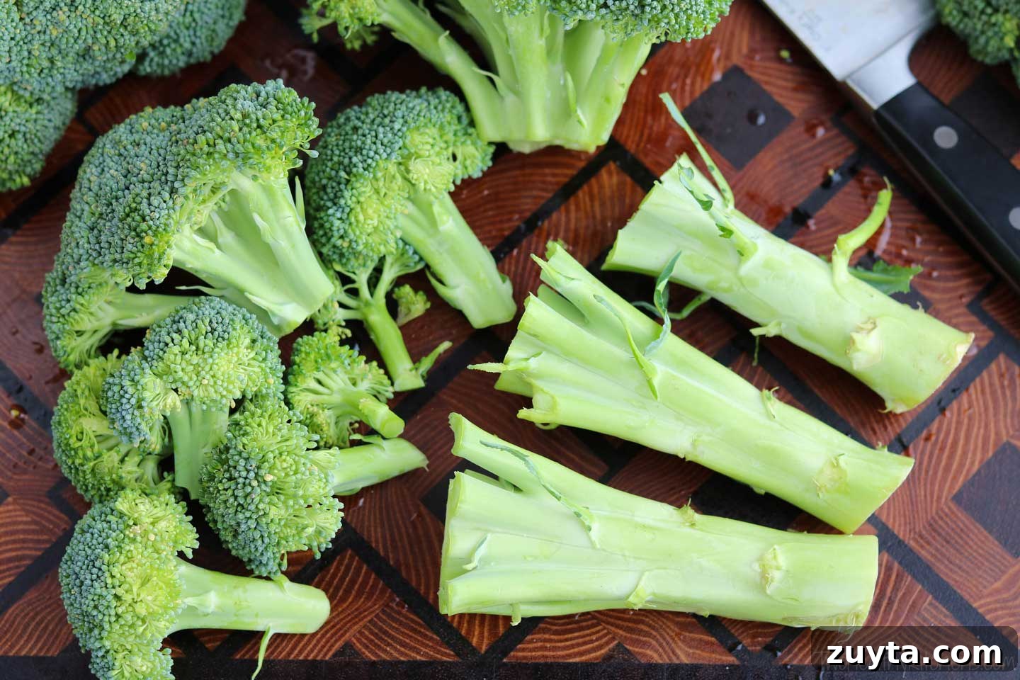 There are many ways to use broccoli stalks. Whole broccoli and stalks