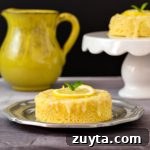 3 Minute Lemon Poke Cake Low Carb