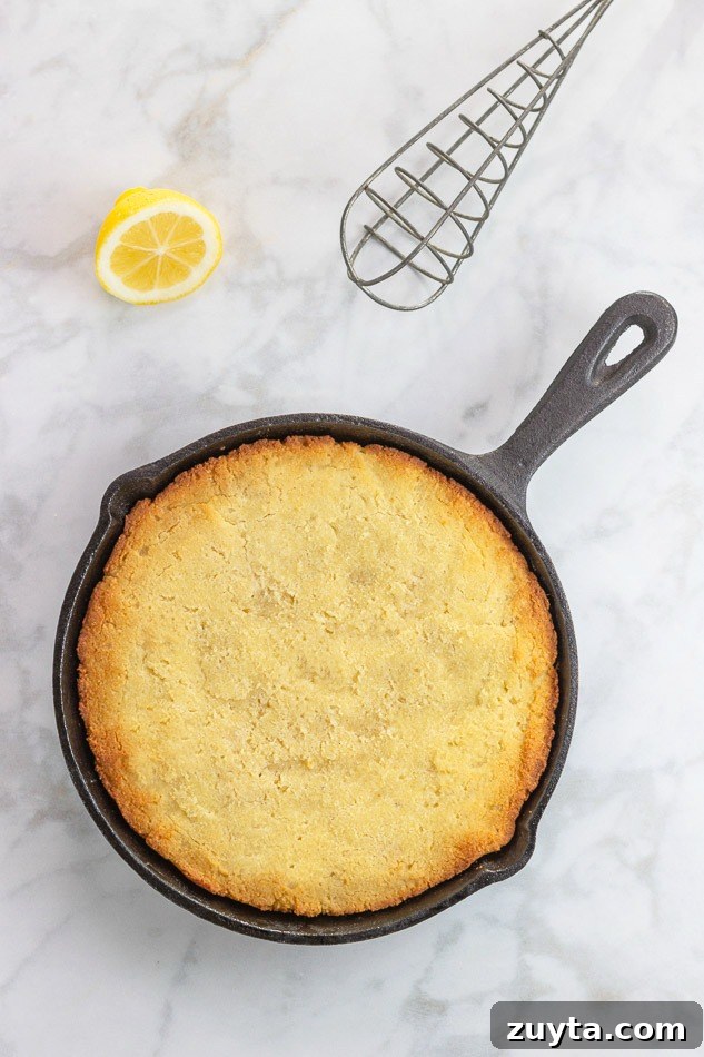 Keto Lemon Skillet Cake Recipe with Zesty Glaze 5 Keto Lemon Skillet Cake