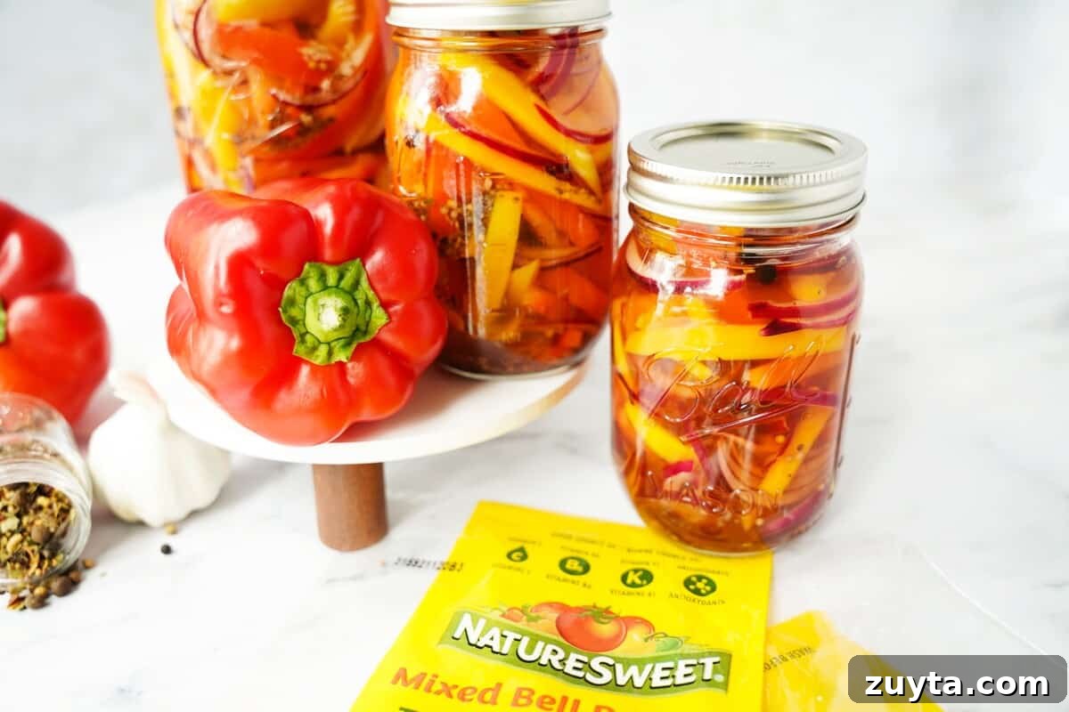 How to Make Tangy Pickled Bell Peppers at Home 2 Pickled Belle Peppers