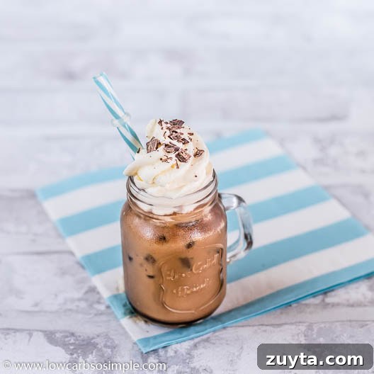 Keto Power Mocha Frappé | Low-Carb, So Simple