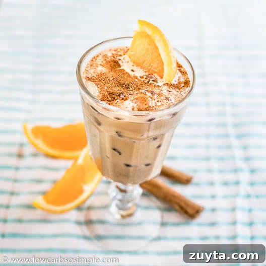 Iced Power Cafe con Naranja | Low-Carb, So Simple