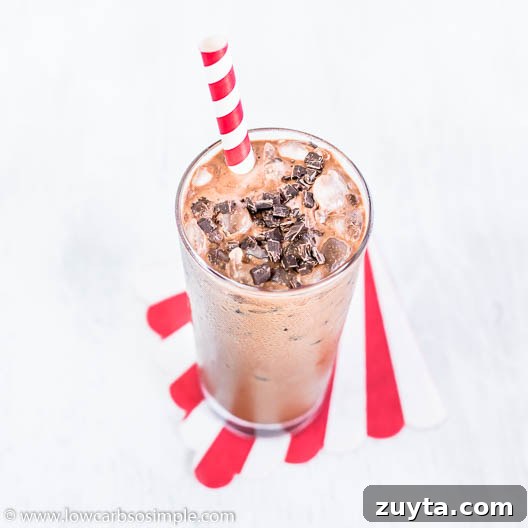 Keto Iced Power Mocha | Low-Carb, So Simple