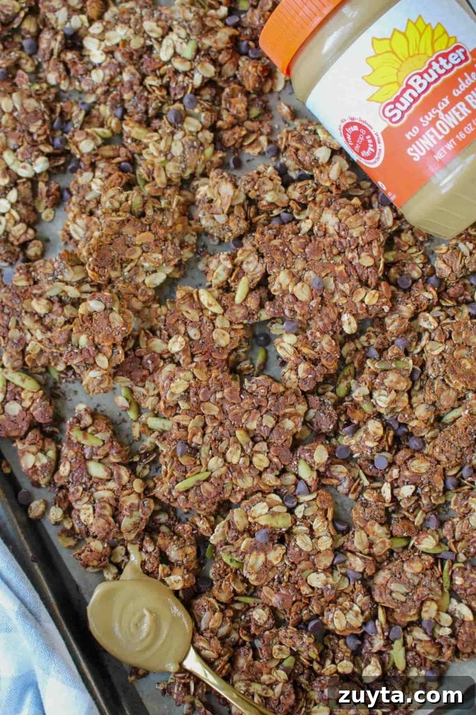 Oil Free Granola (Nut Free)