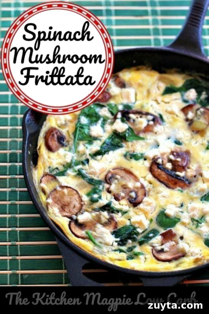 Mushroom and Spinach Frittata Recipe 3 Mushroom Spinach Frittata # Frittata #Mushroomfrittata