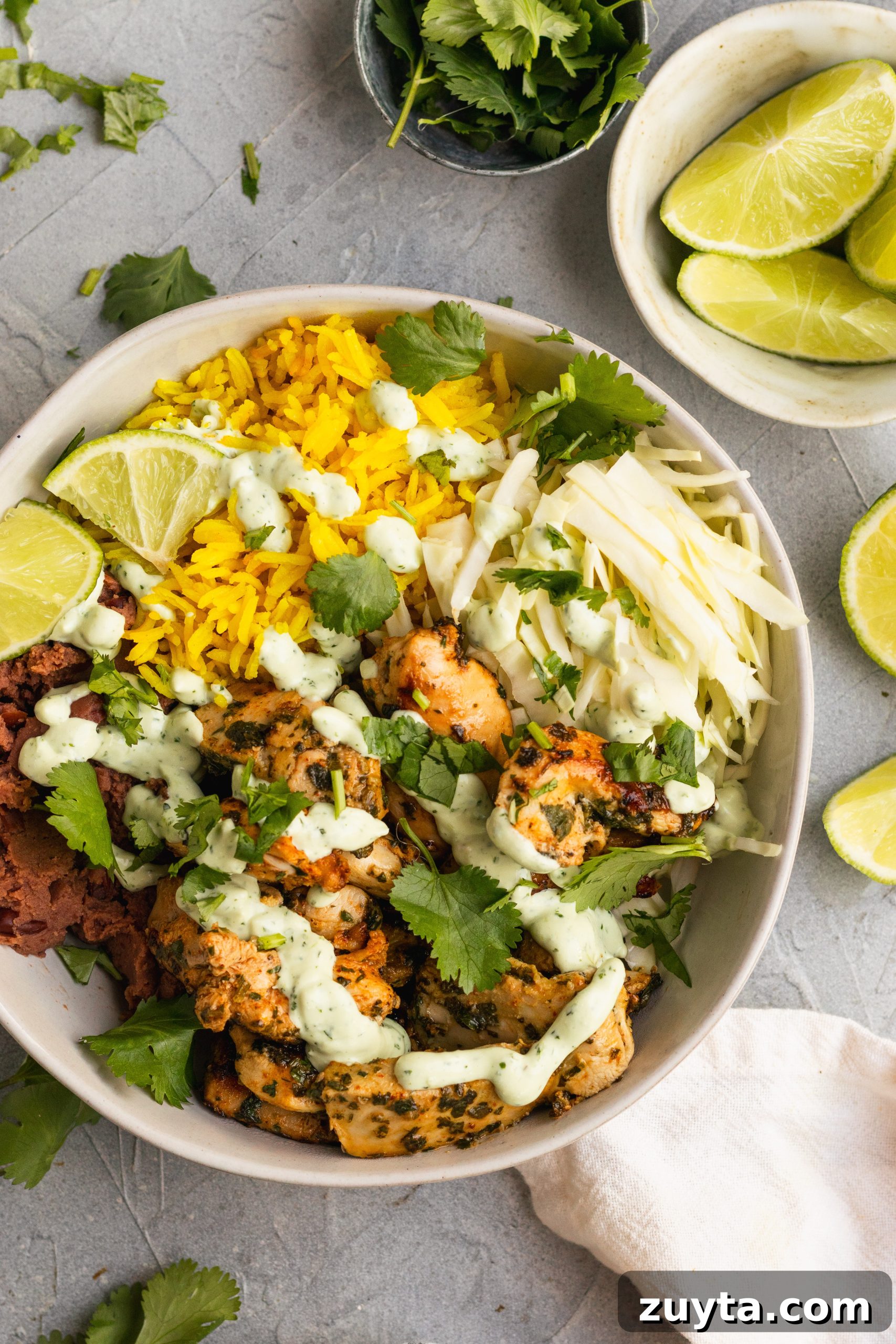 Cilantro Lime Chicken Bowl Recipe 2 Cilantro Lime Chicken Bowls