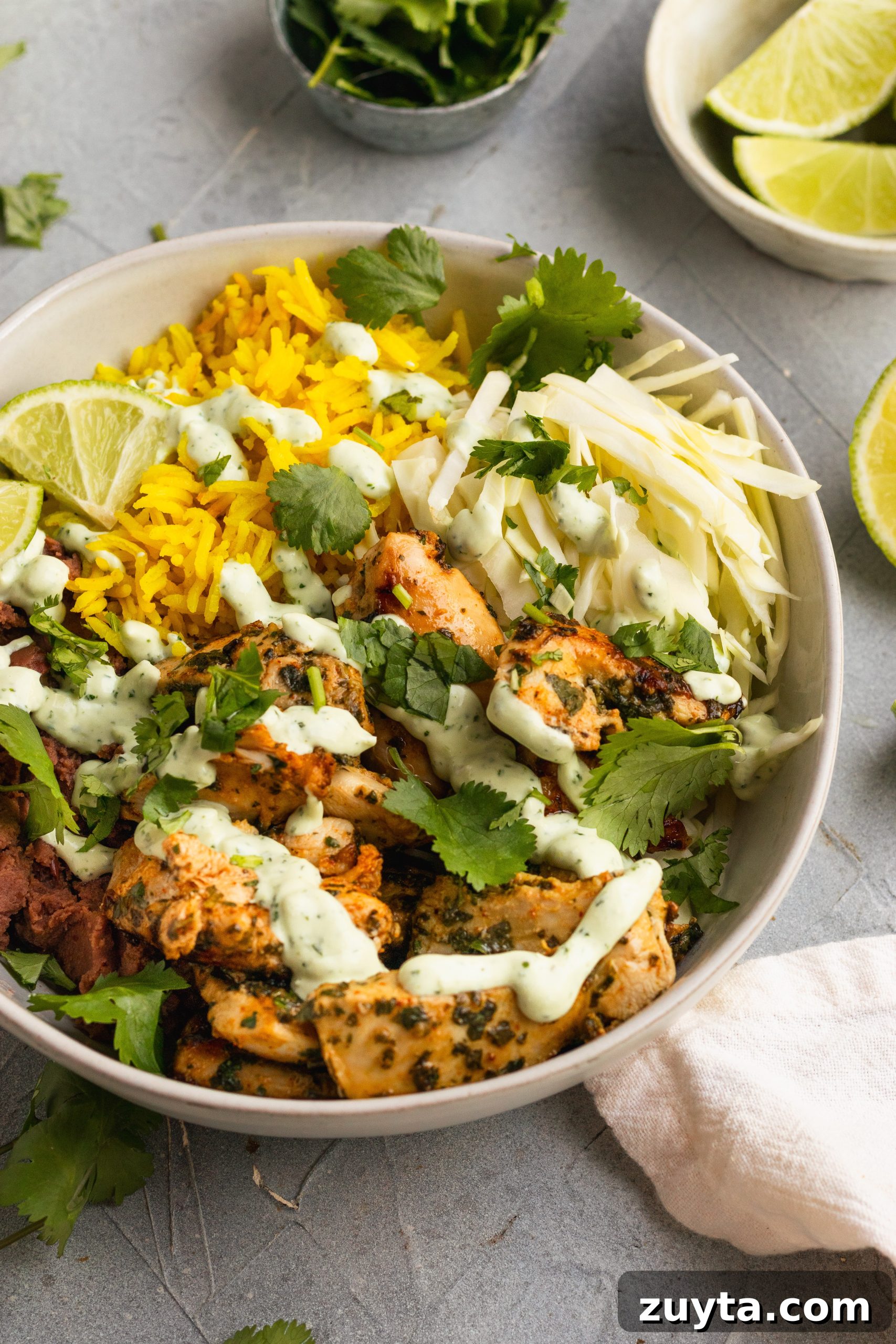 Cilantro Lime Chicken Bowl Recipe 3 Cilantro Lime Chicken Bowls