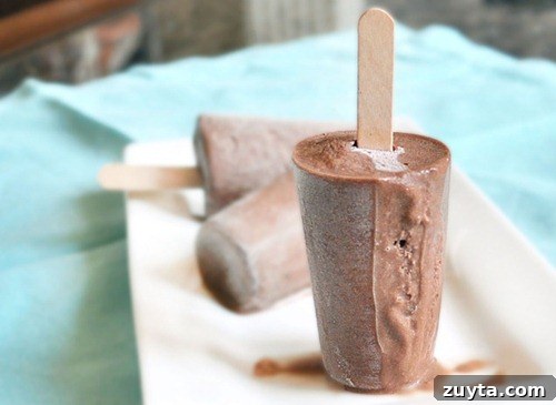 Nutritious Banana Recipes for Breakfast, Snacks and Desserts 11 chocolate fudgsicles