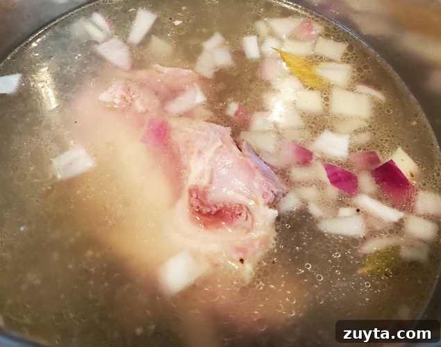 This Smoked Ham Split Pea Soup Recipe is the perfect leftover recipe to use up leftover smoked ham. Comfort food is the perfect for leftover holiday ham.