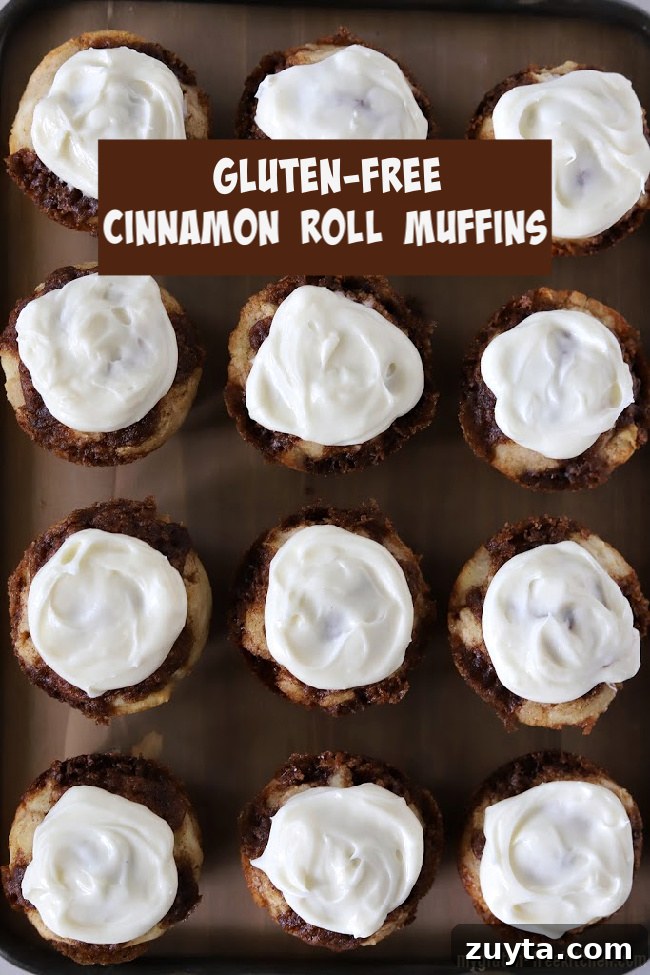 Gluten-free Cinnamon Roll Muffins
