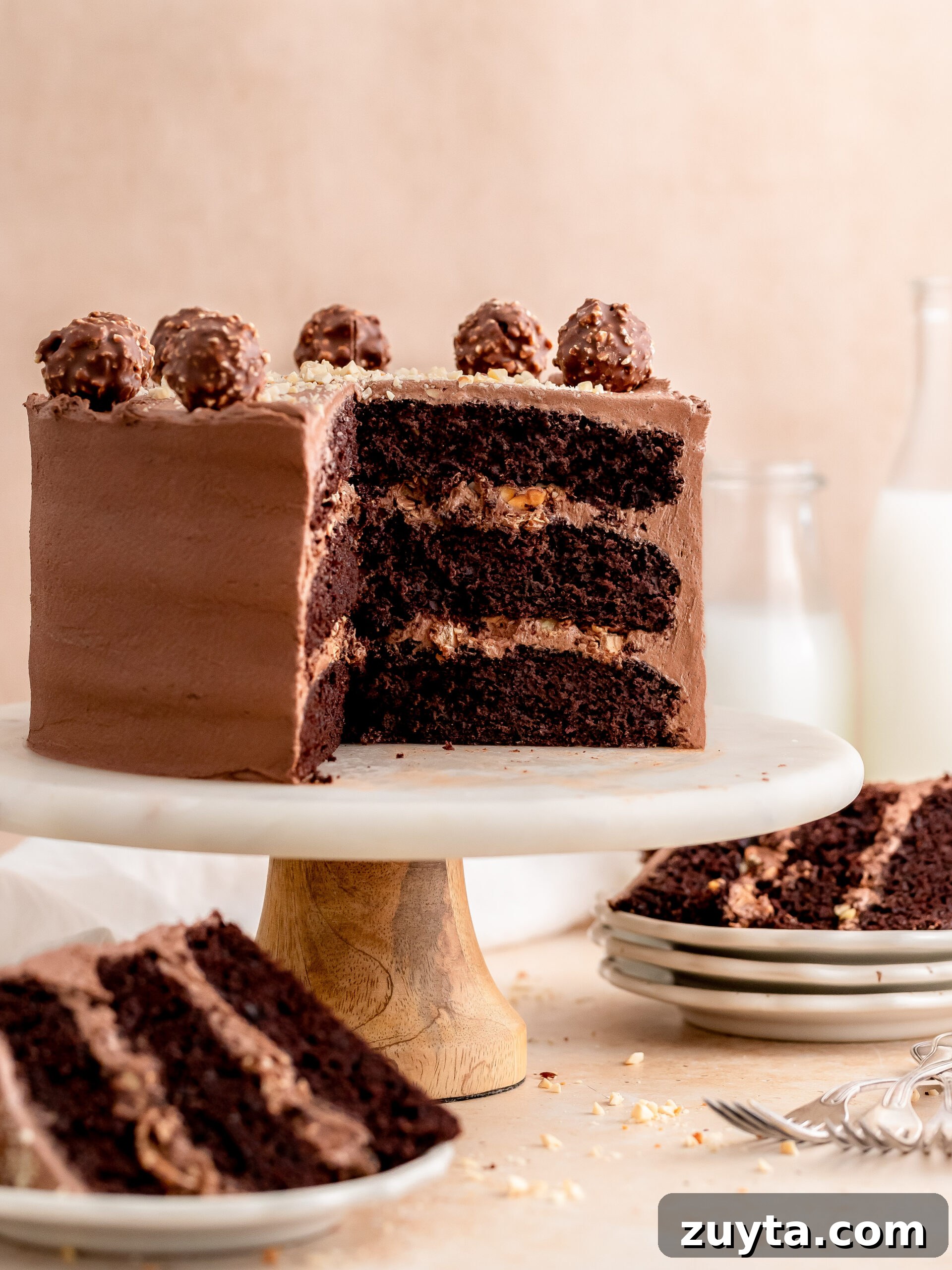 Ferrero Rocher slice