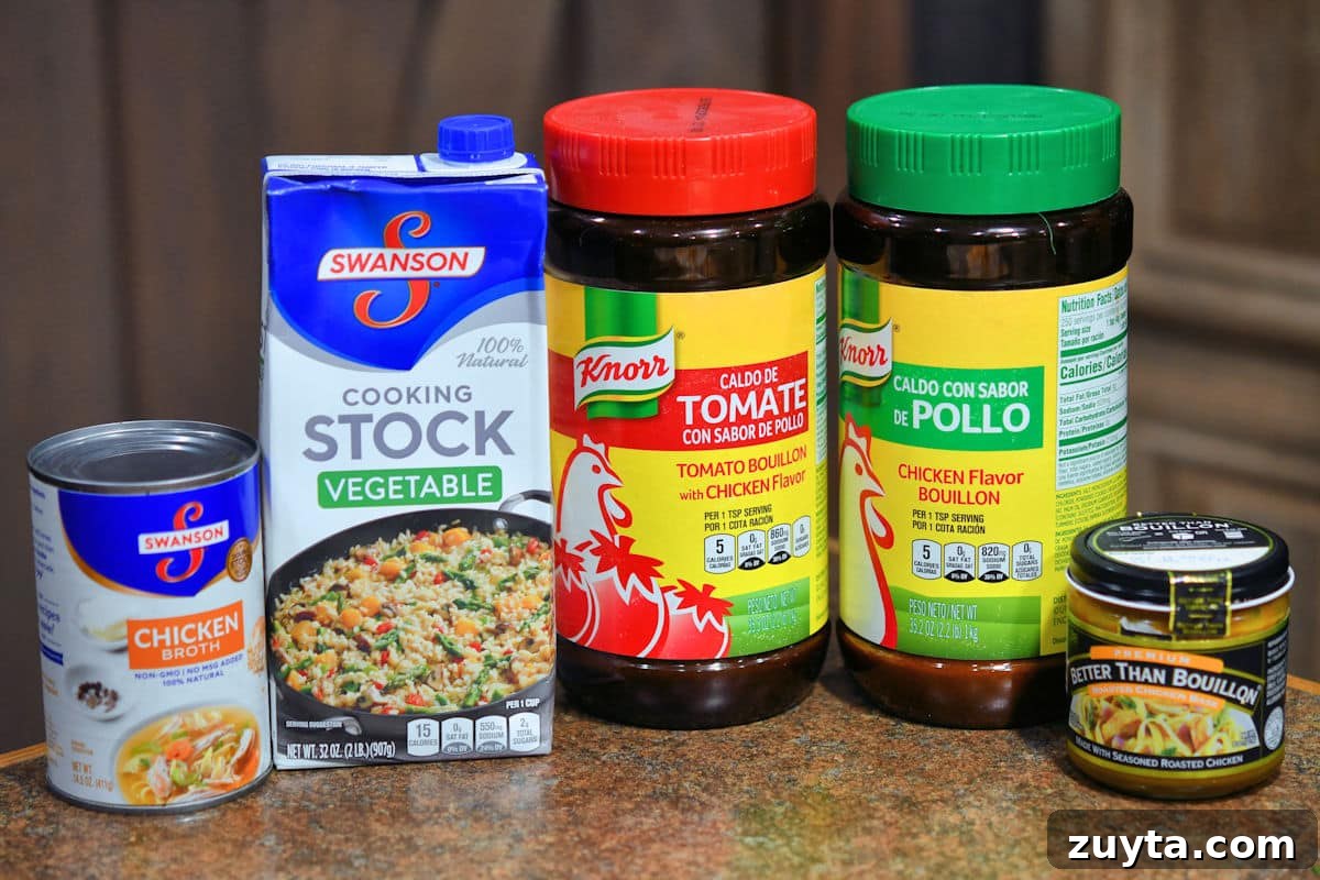 Authentic Guajillo Chile Sauce Recipe 5 substitutions for chicken bouillon on a countertop