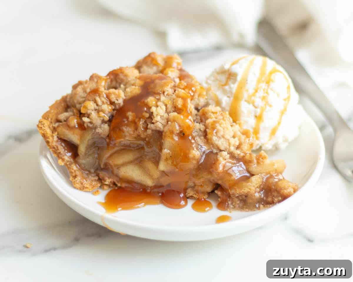 canned apple pie with graham cracker crust